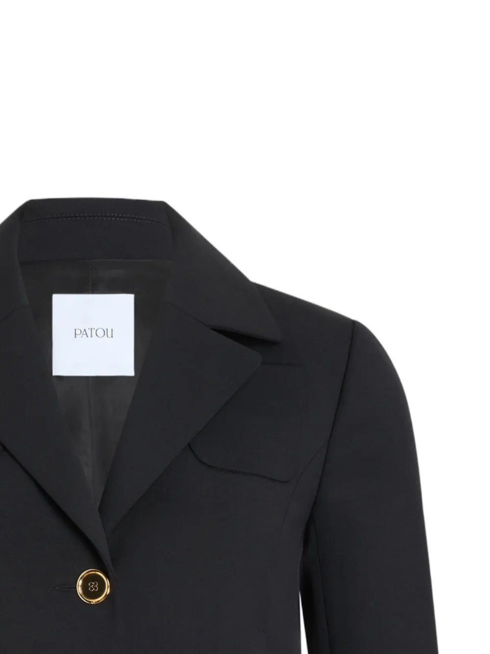 Patou Korte blazer Zwart