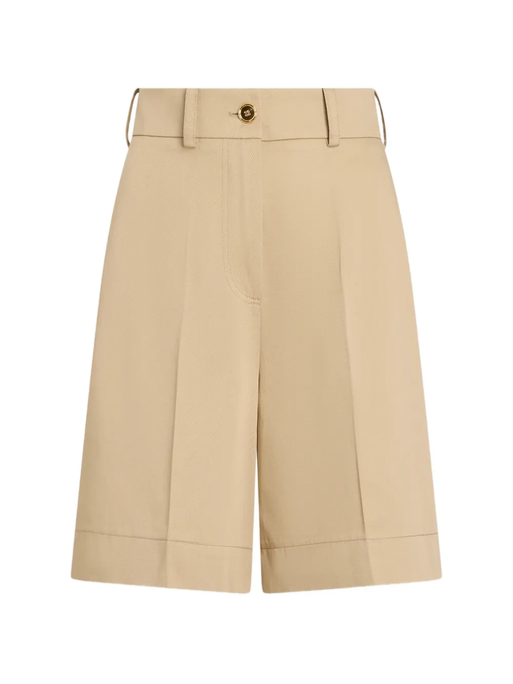 Patou belt-loops bermuda shorts - Toni neutri