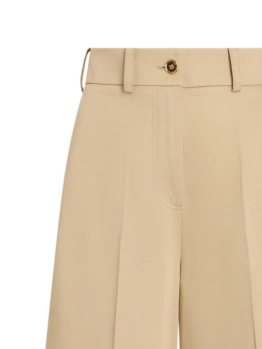 Belt-Loops Bermuda Shorts