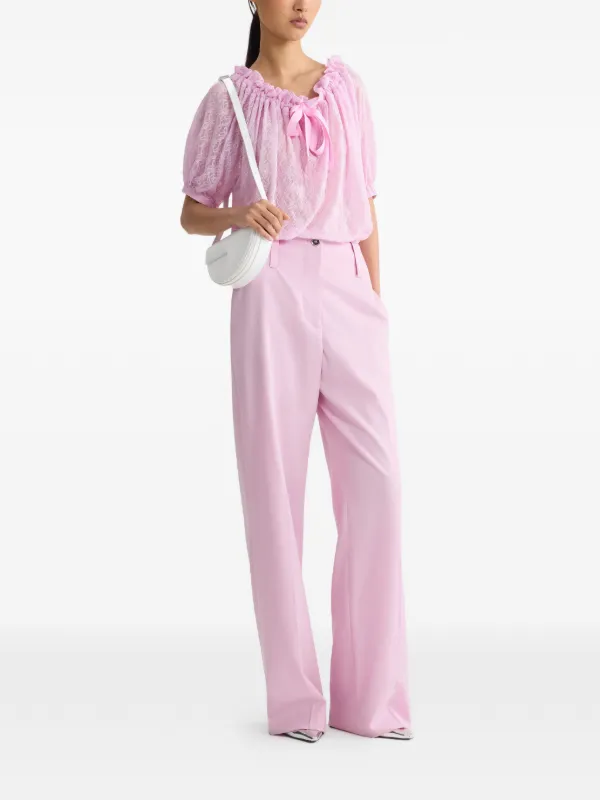 Patou レースブラウス | ピンク | FARFETCH JP