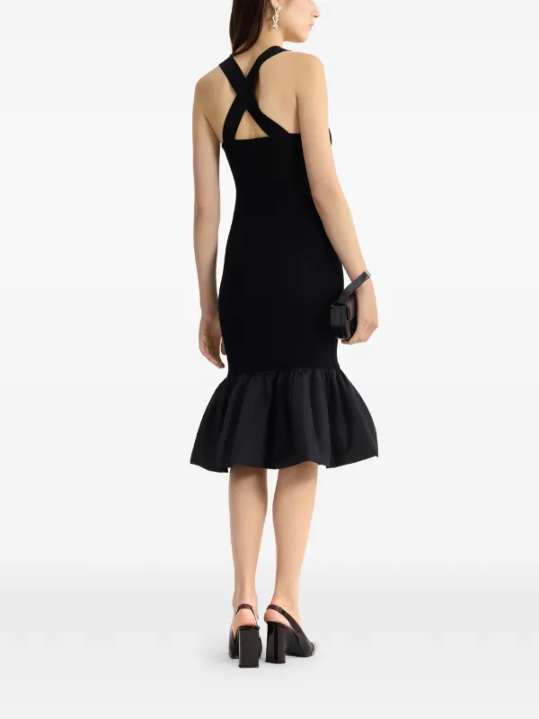 Patou ラッフルヘム ドレス | ブラック | FARFETCH JP