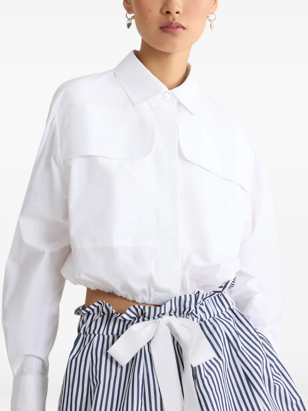 Patou Cropped blouse Wit