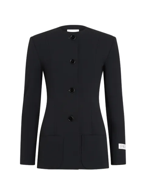 Patou veste ajustée à design sans col