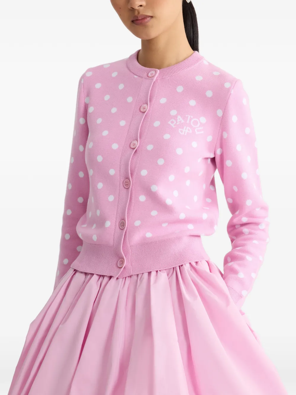 Polka-Dot Cardigan