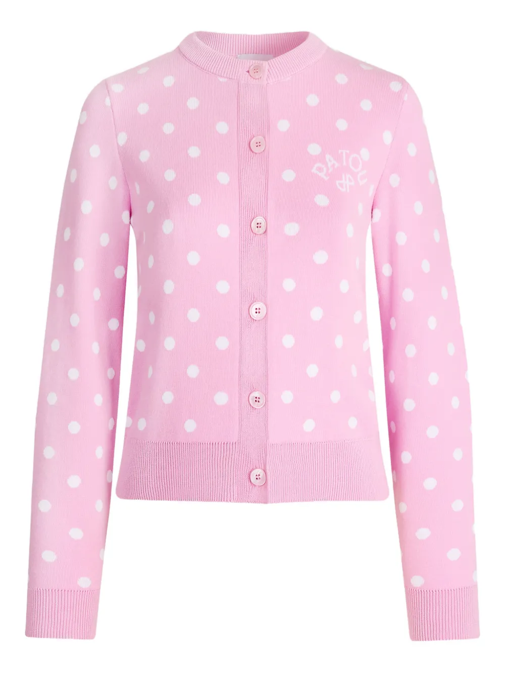 Patou Cardigan a pois - Rosa