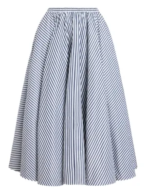 Patou エラスティックウエスト スカート | ブルー | FARFETCH JP