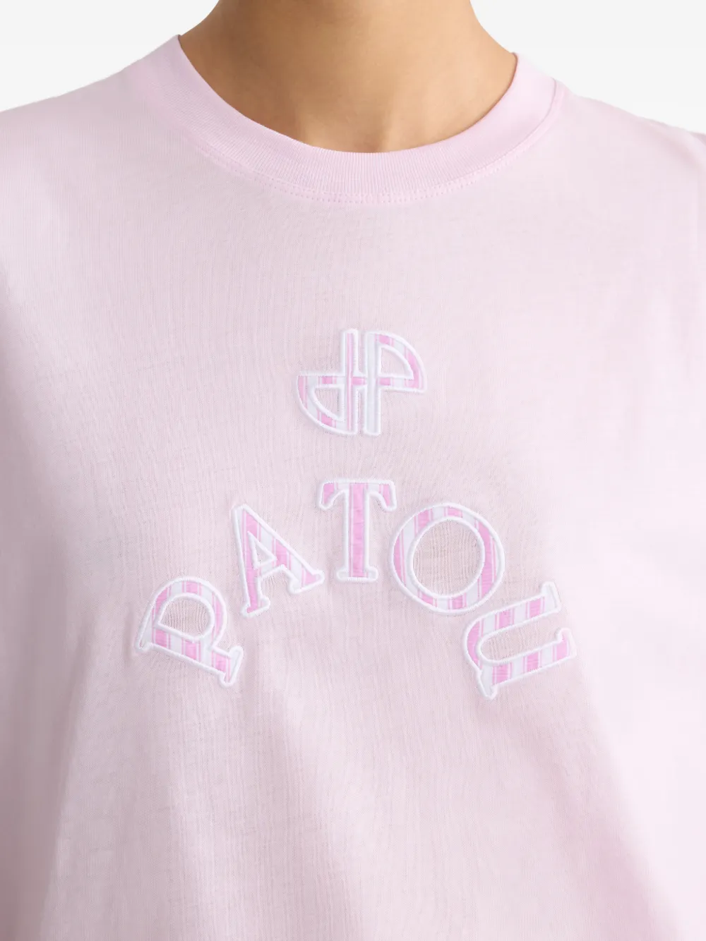 Patou T-shirt met logo Roze