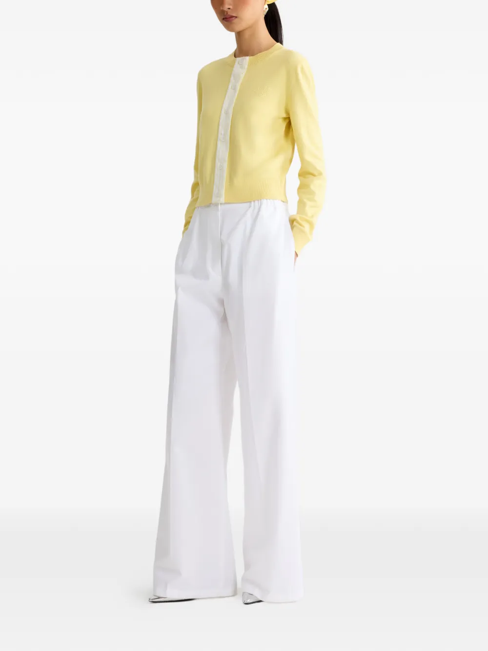 Patou Vest met gestreept detail Geel