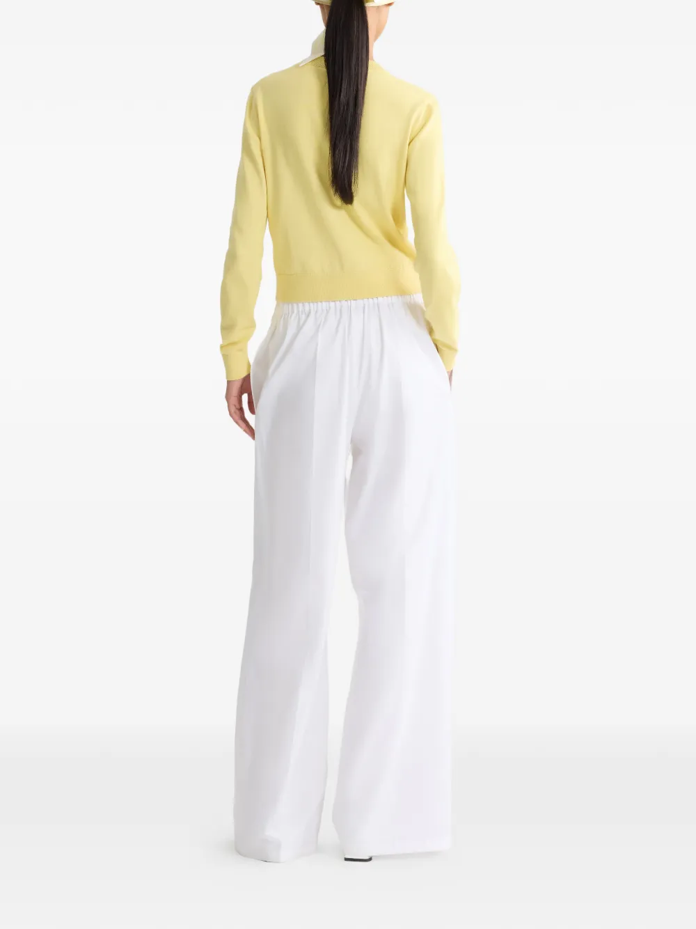 Patou Vest met gestreept detail Geel
