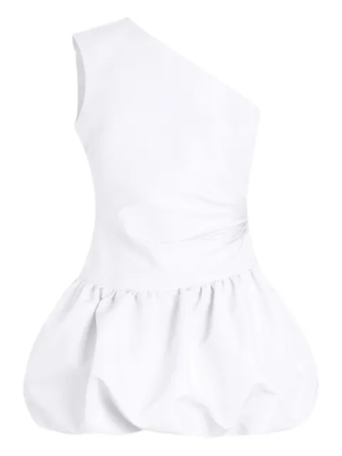 Patou one-shoulder bloomer mini dress