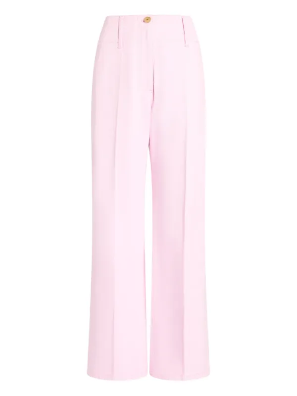 Patou Belt-loops Trousers in Pink