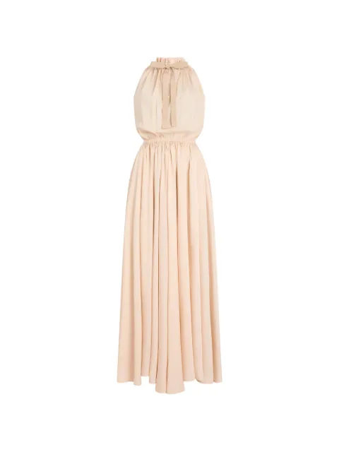 Patou open-back halterneck maxi dress