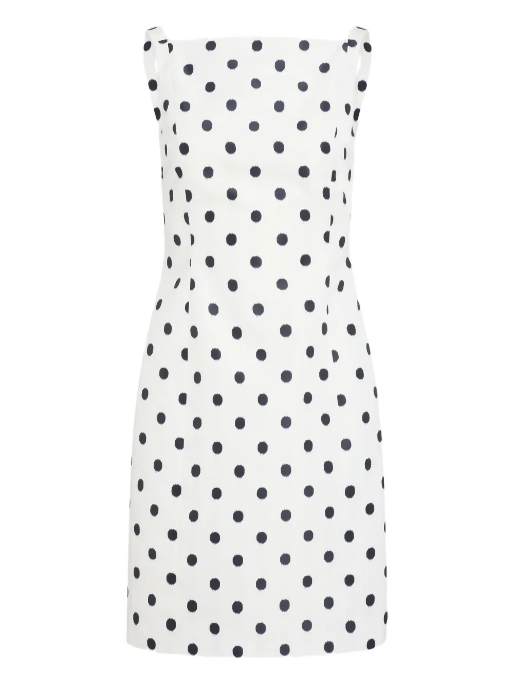 Patou Abito midi a pois - Bianco