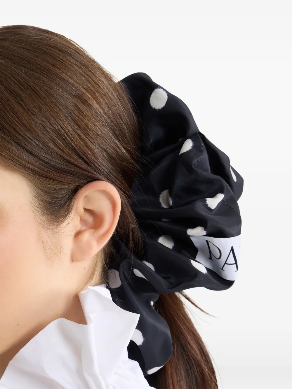 Polka-Dot Volume Scrunchie