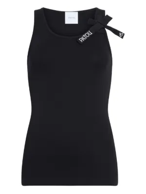 新品！PATOU タンクトップ　黒 Patou | Patou Upcycling パトゥ オーガニックコットン タンクトップ