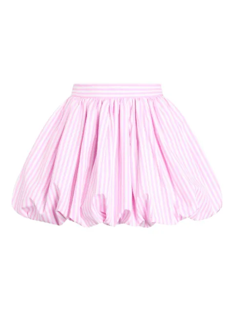 Patou striped bloomer mini pleated skirt