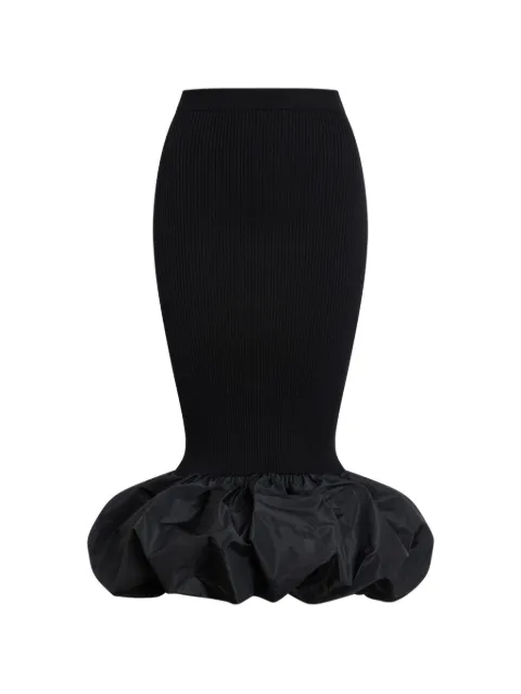 Patou knitted maxi fitted skirt