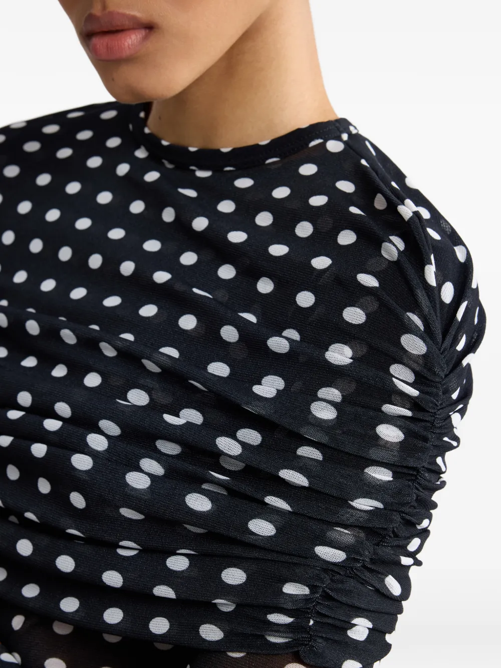 Patou Shirt met stippen Zwart