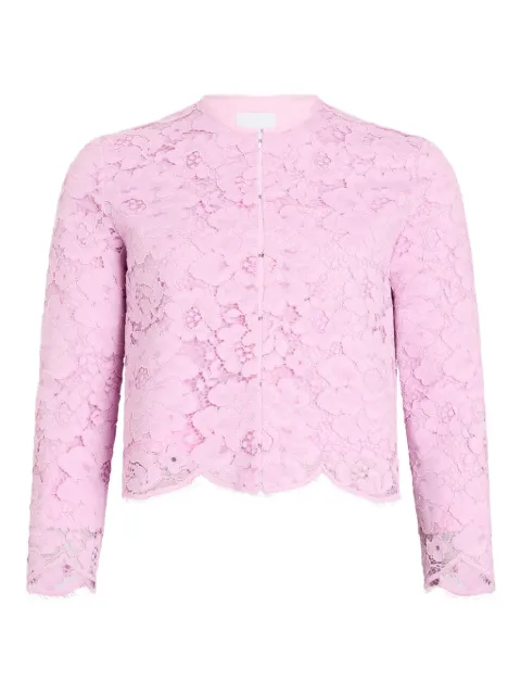 Patou kraveløs jakke med blonde