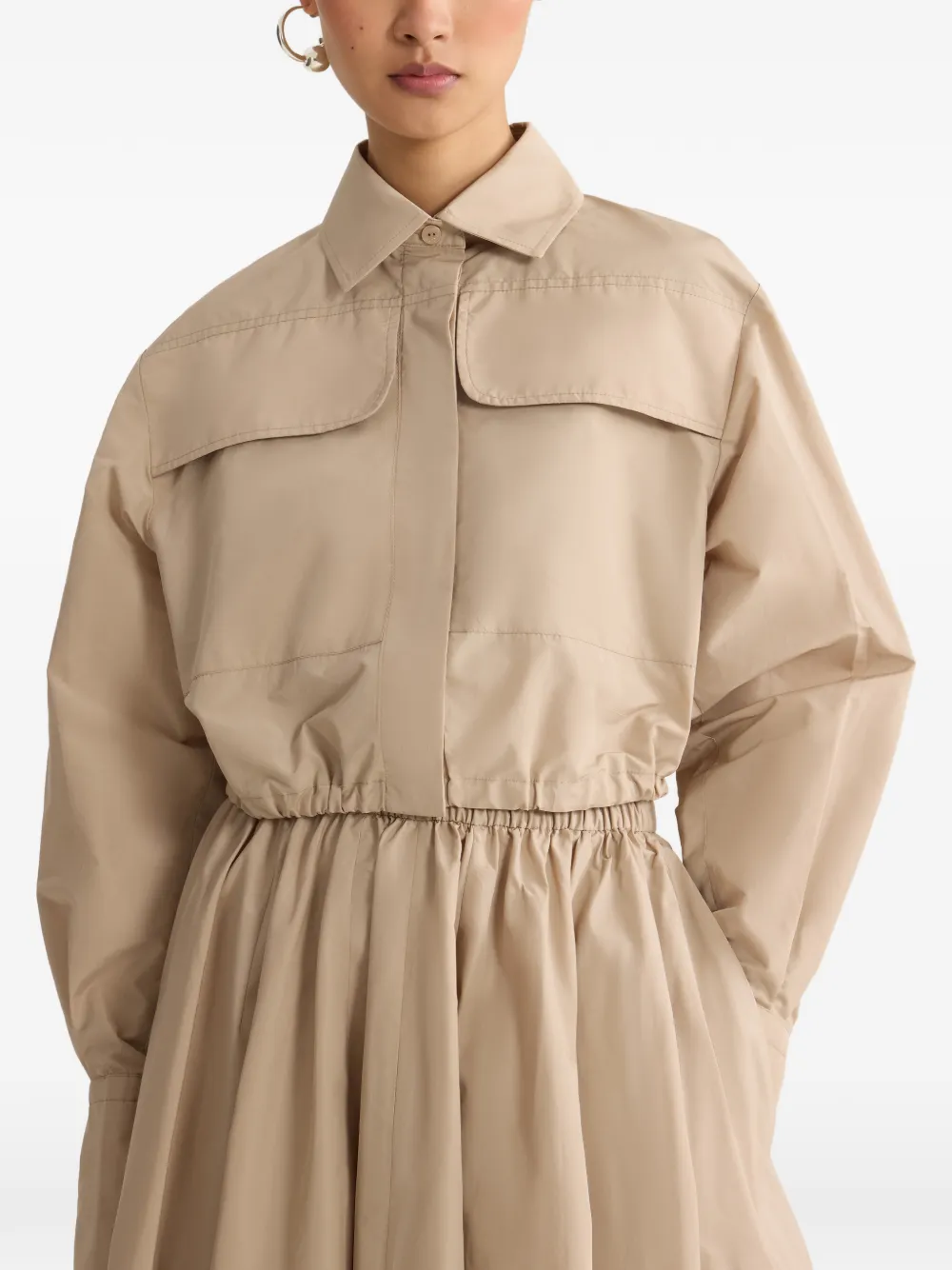 Patou Cropped blouse Beige