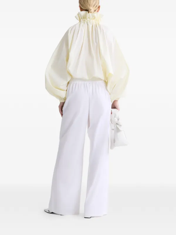 Patou ストライプ ラッフルトップ | イエロー | FARFETCH JP