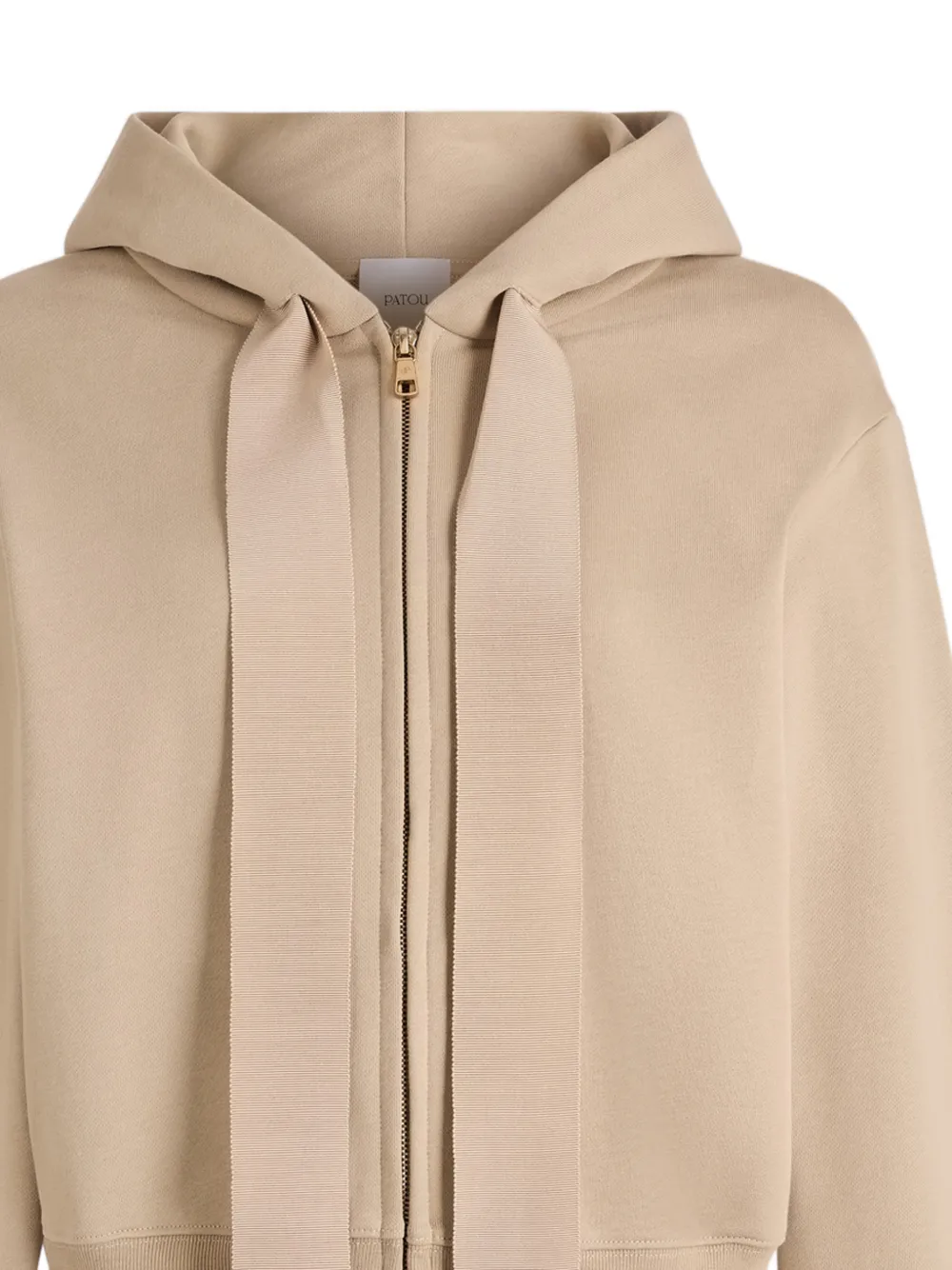  Patou Zipped Hoodie - Neutrals 