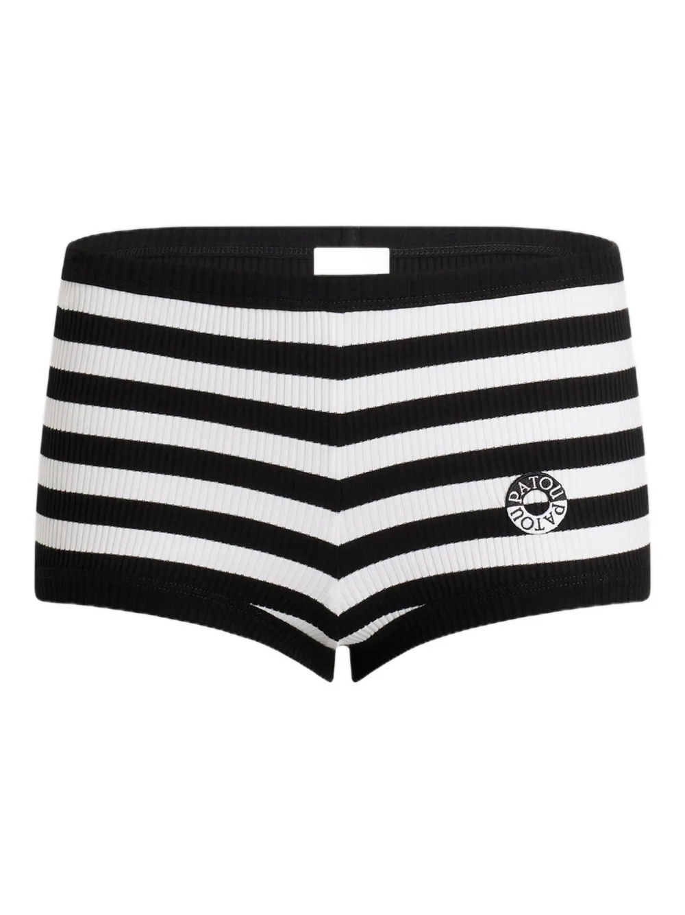 Patou striped shorts - Black