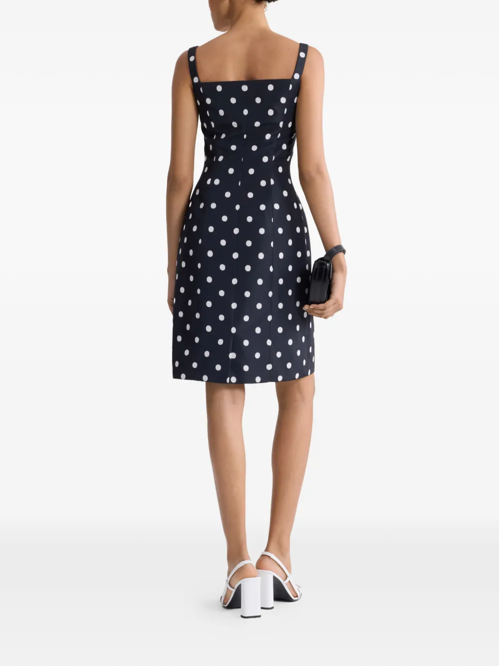 Patou Mini-jurk met stippen Blauw
