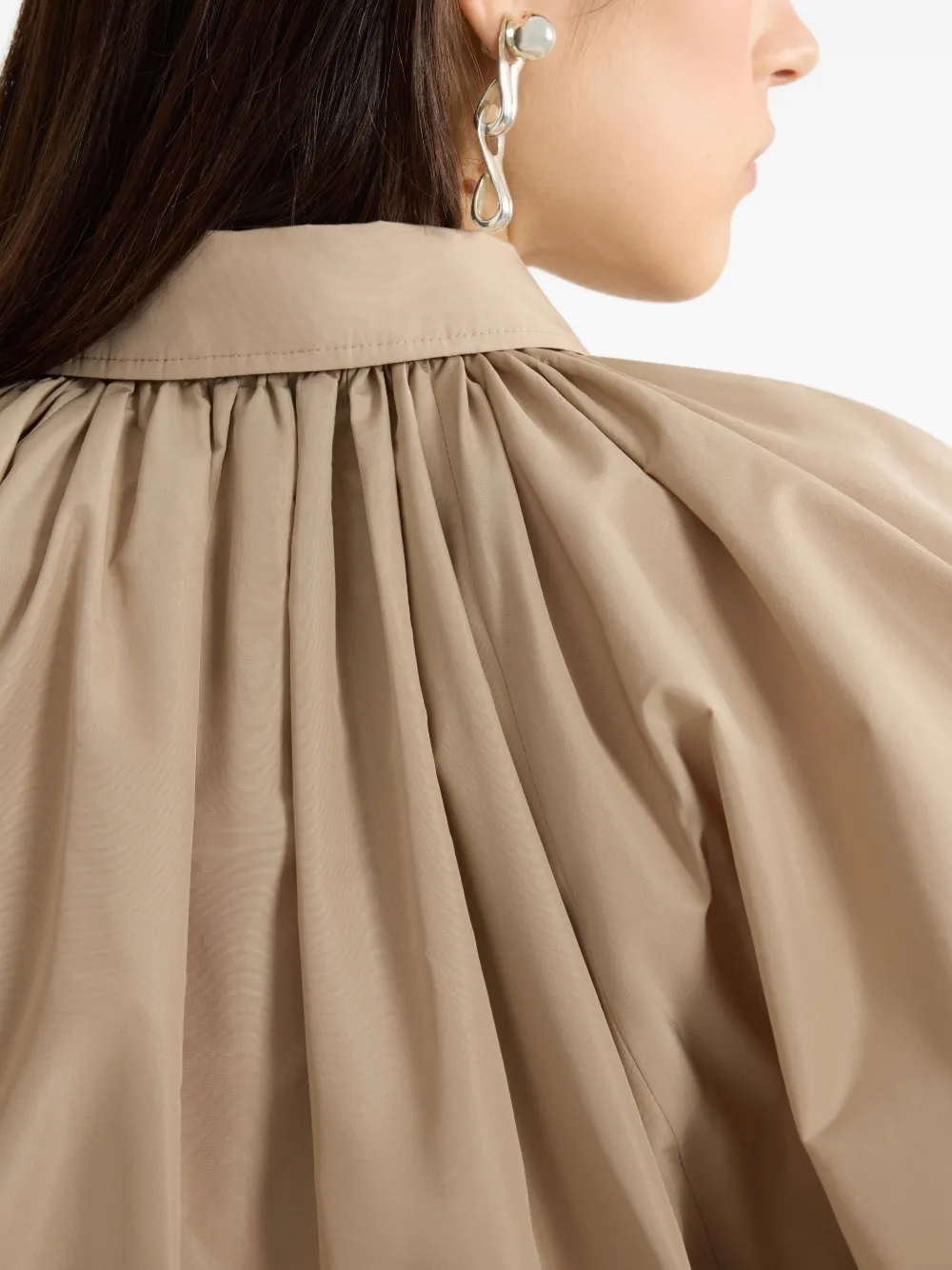 Patou Shirt met kwastje Beige