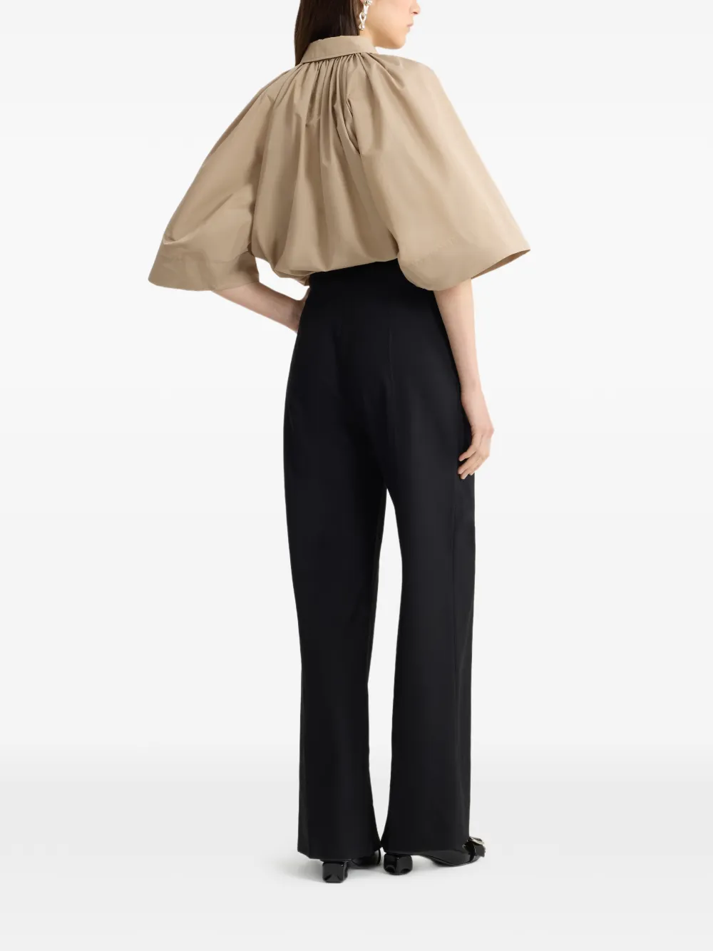  Patou Gathered Blouse - Neutrals 