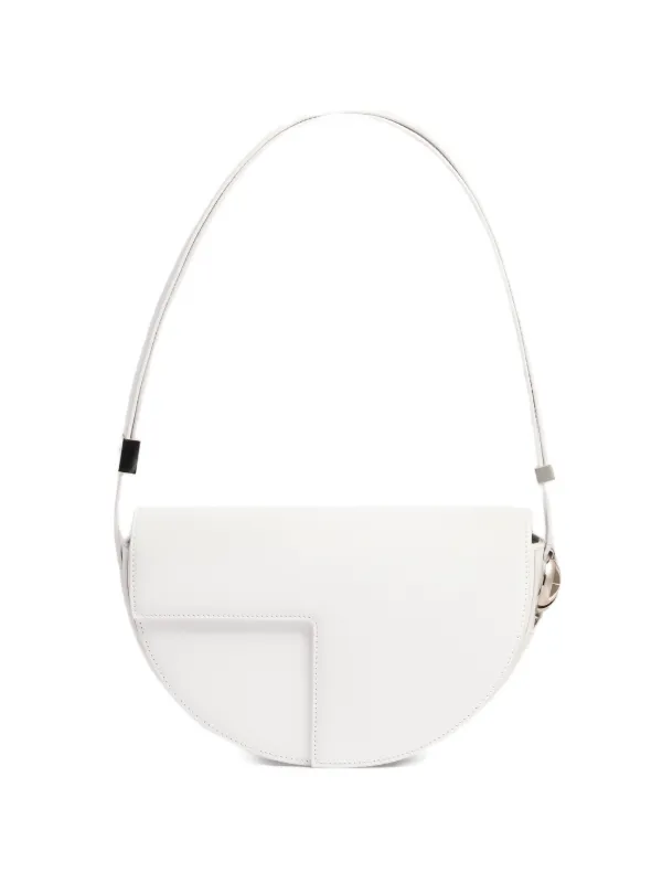 Patou Panelled Shoulder Bag in White