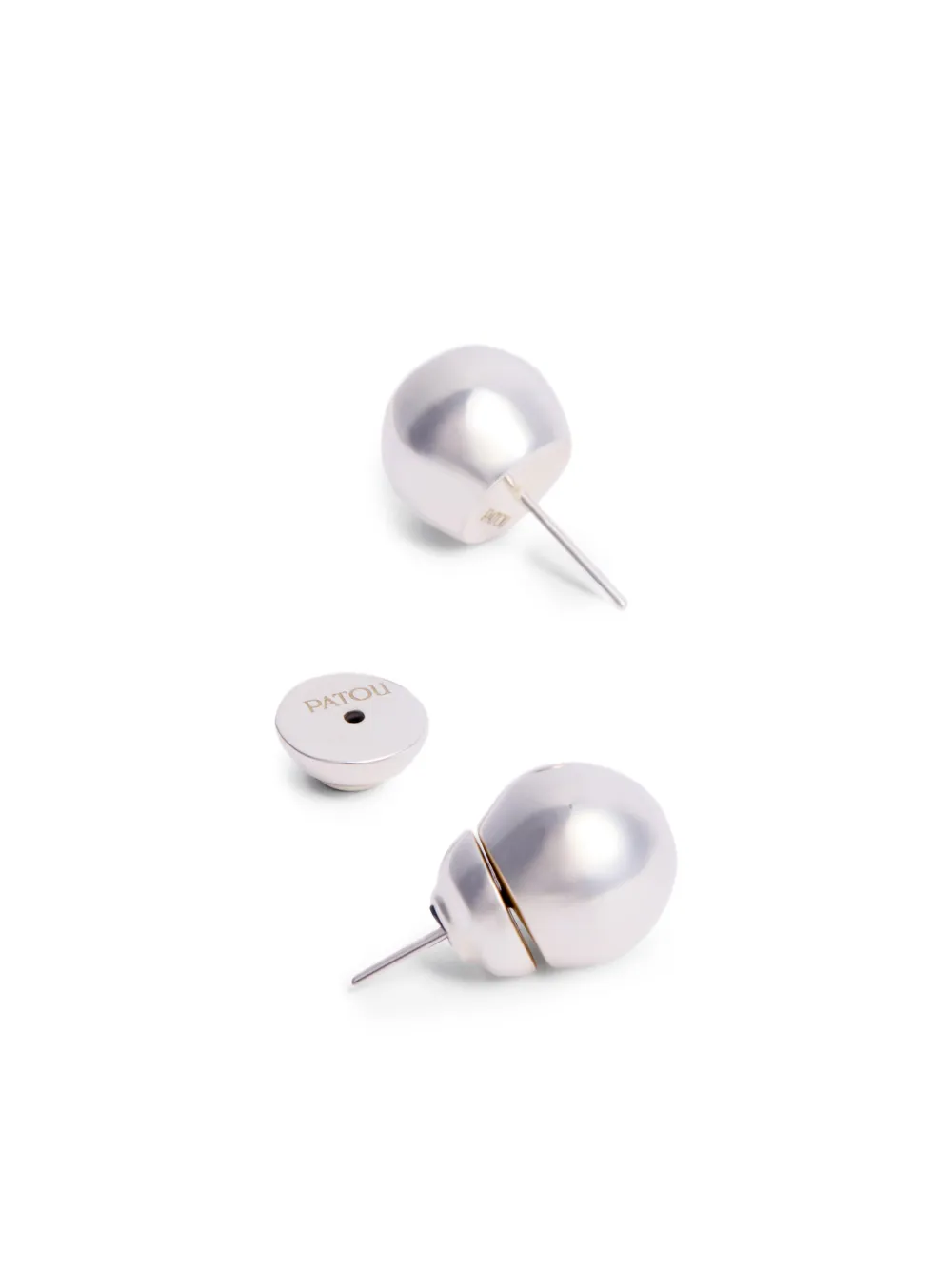  Patou Mercury Stud Earrings - Silver 