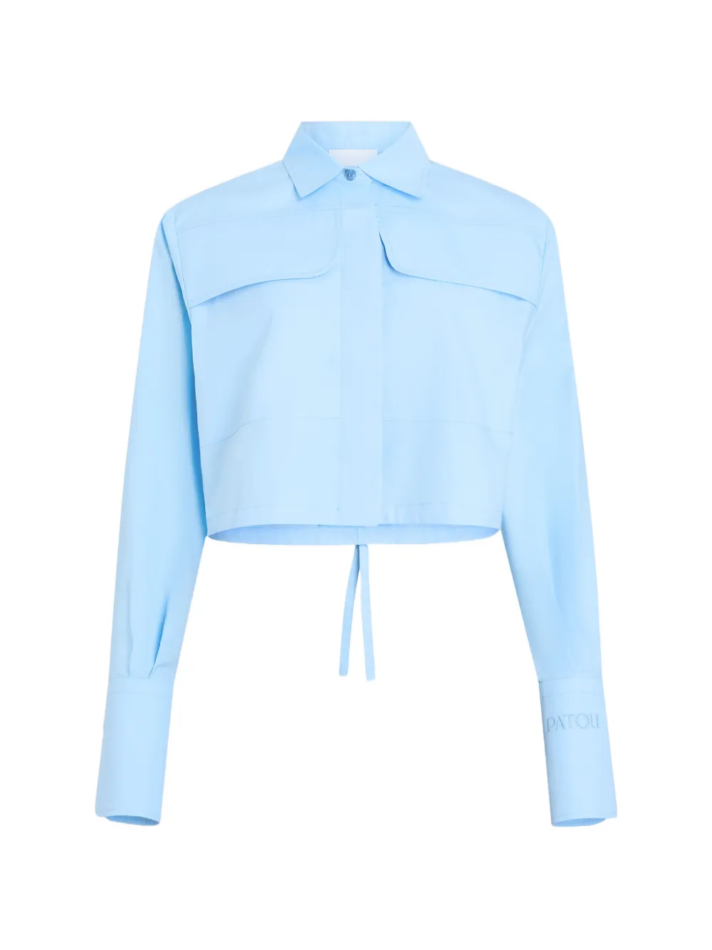 Patou Camicia crop - Blu