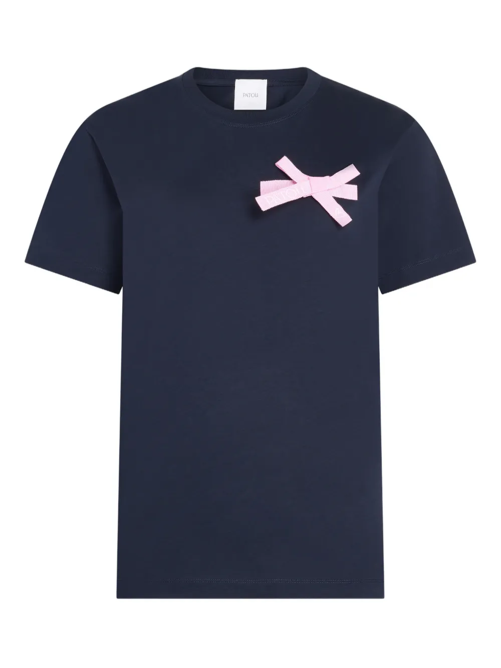 Patou T-shirt con fiocco - Blu