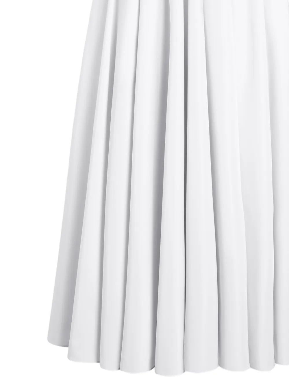 Patou Gedrapeerde midi-jurk Wit