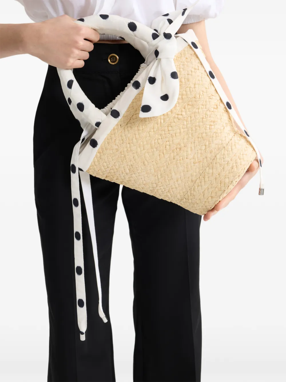  Patou Pm Couture Tote Bag - Neutrals 