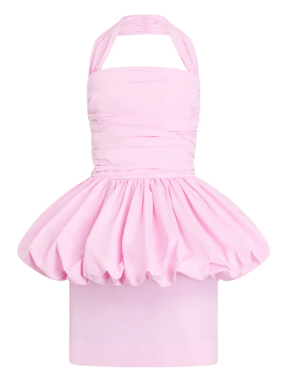 Patou Abito corto con scollo all'americana - Rosa