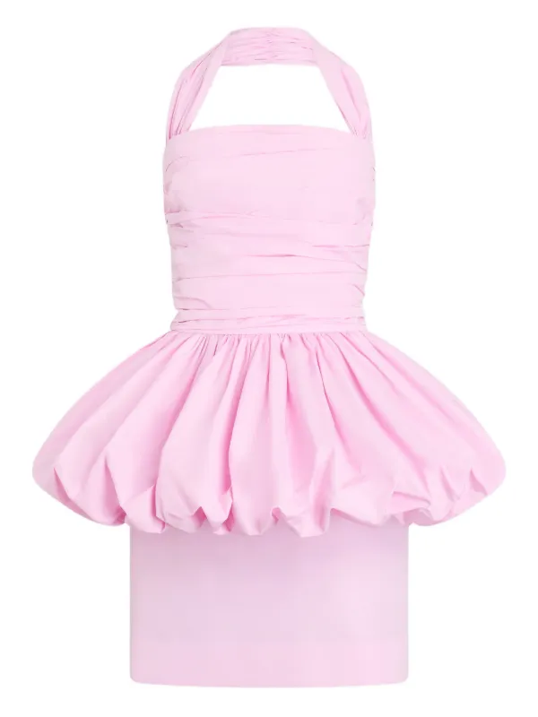 patou pink dress Printed cotton maxi dress in pink - Patou