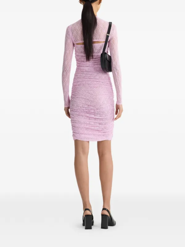patou pink dress Printed cotton maxi dress in pink - Patou
