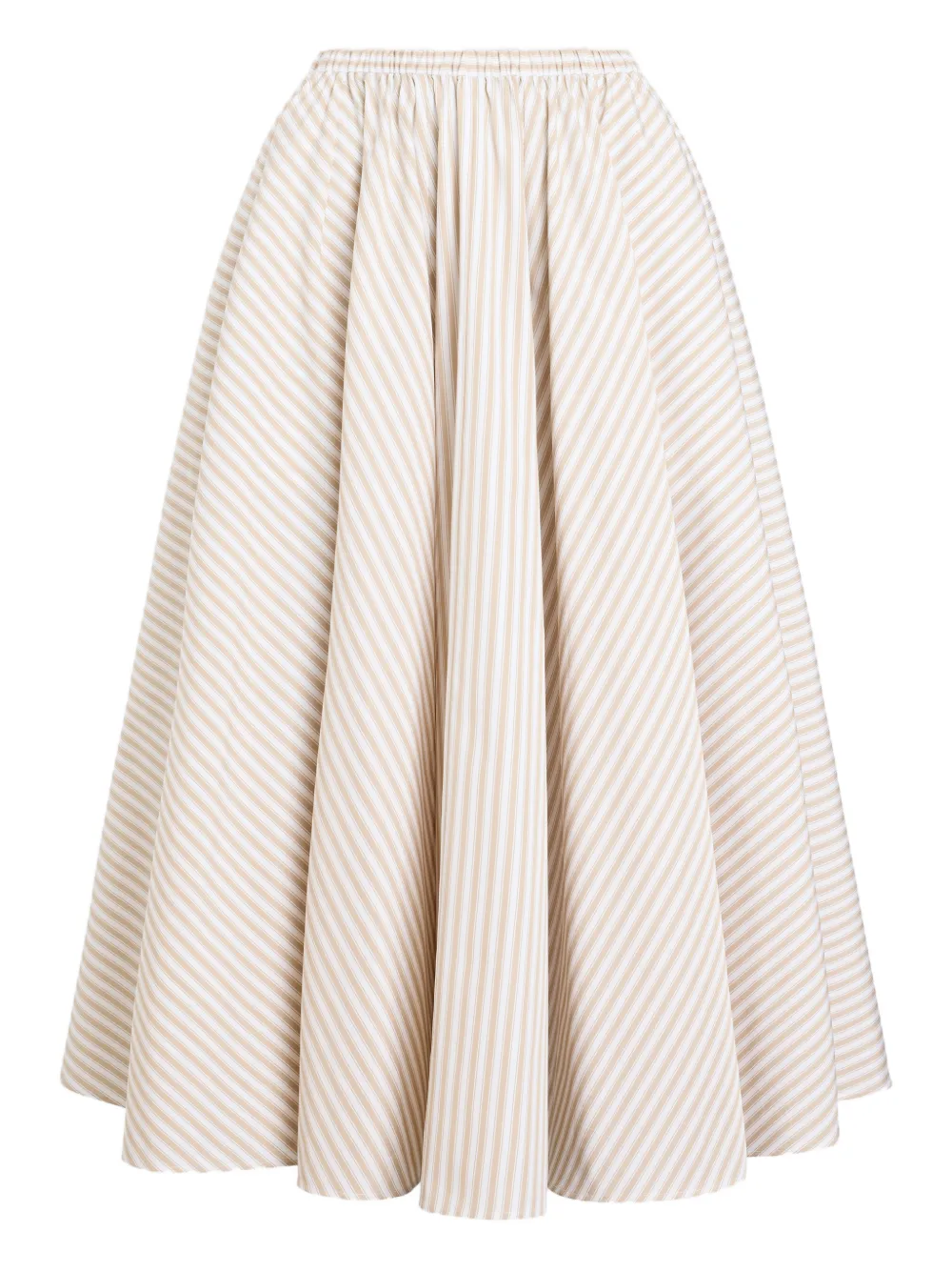 Patou Gonna midi a righe - Toni neutri