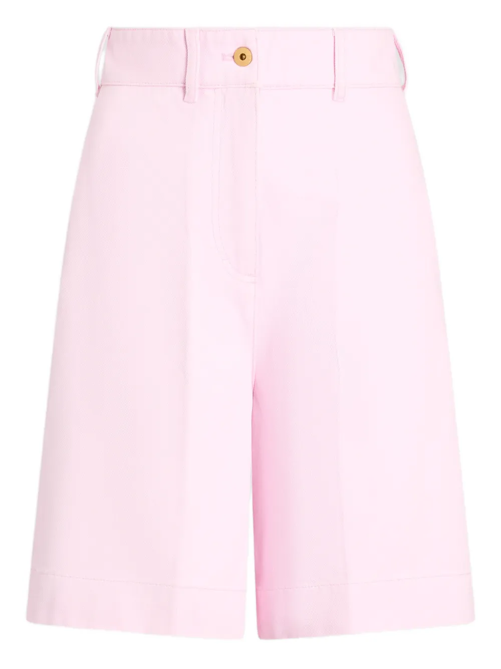 Patou Button-fastening Shorts In Pink
