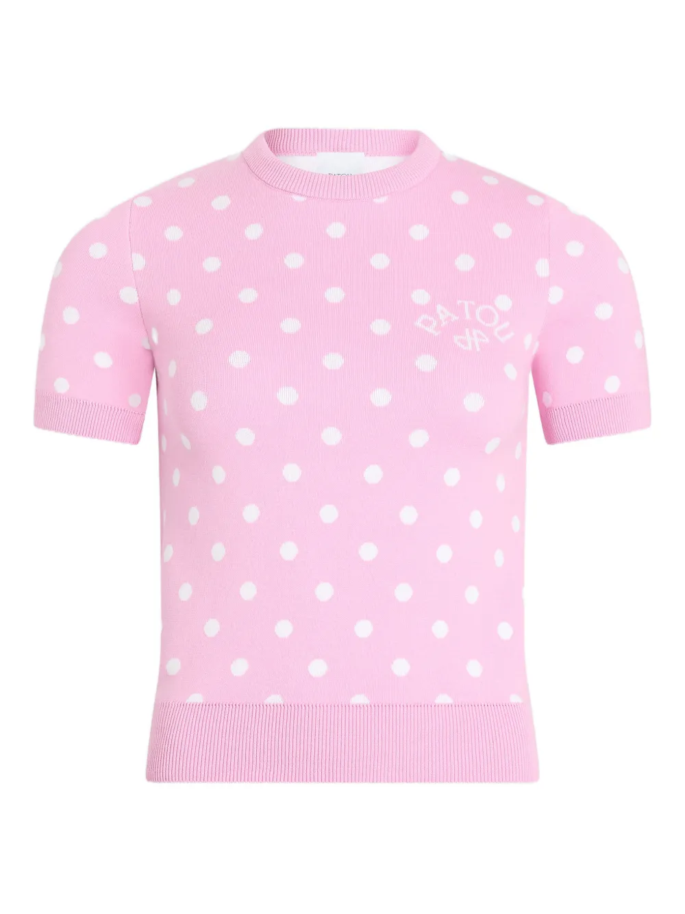 Patou Maglione a pois - Rosa
