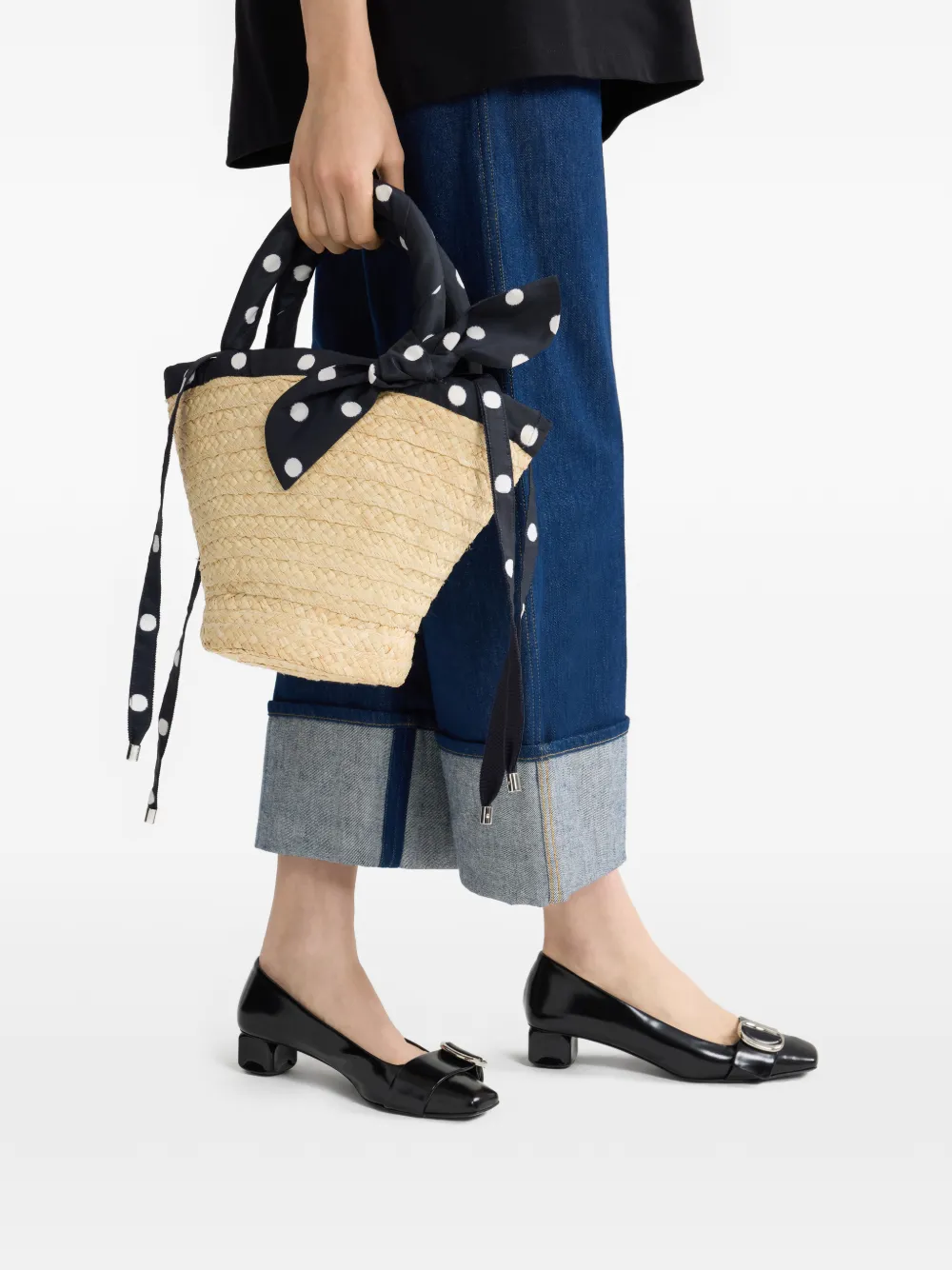 Patou PM Couture bucket-tas Beige