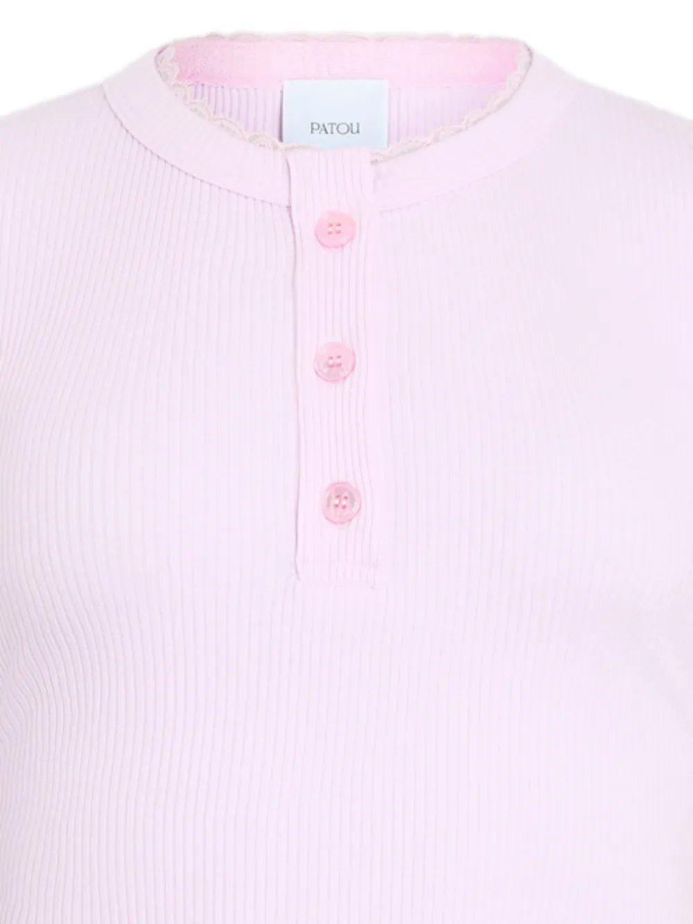 Patou T-shirt met knopen Roze