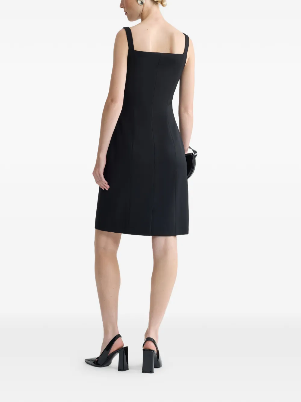  Patou Pockets Black Mini Dress 