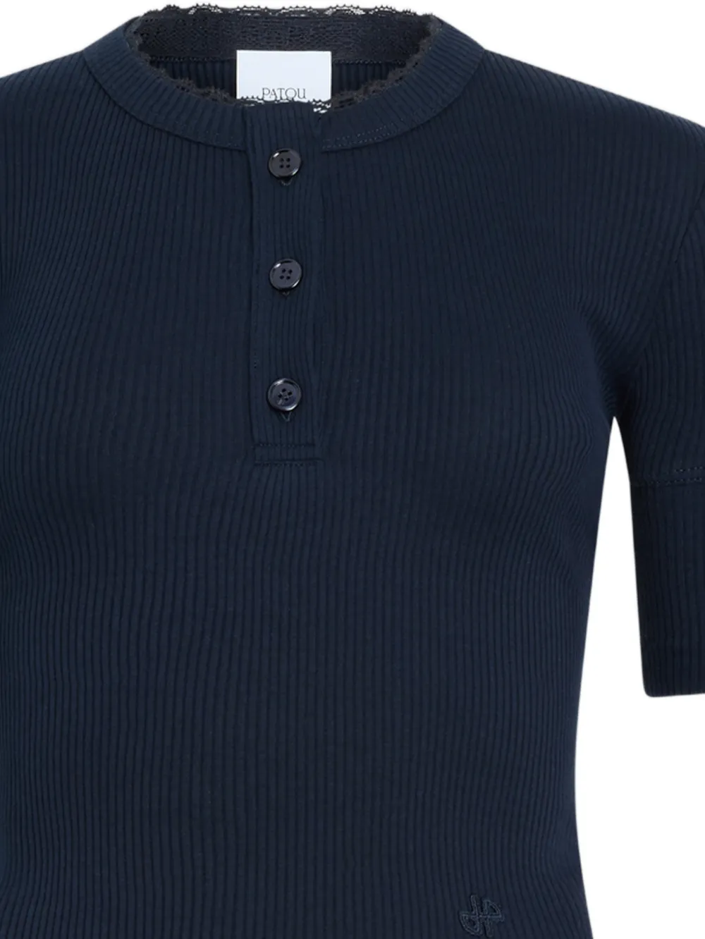  Patou Buttoned T-shirt - Blue 