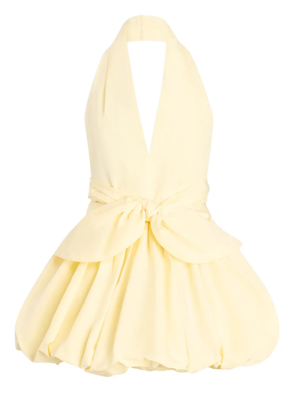 Patou Abito corto con nodo - Giallo