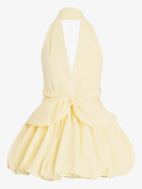 Patou knot mini dress