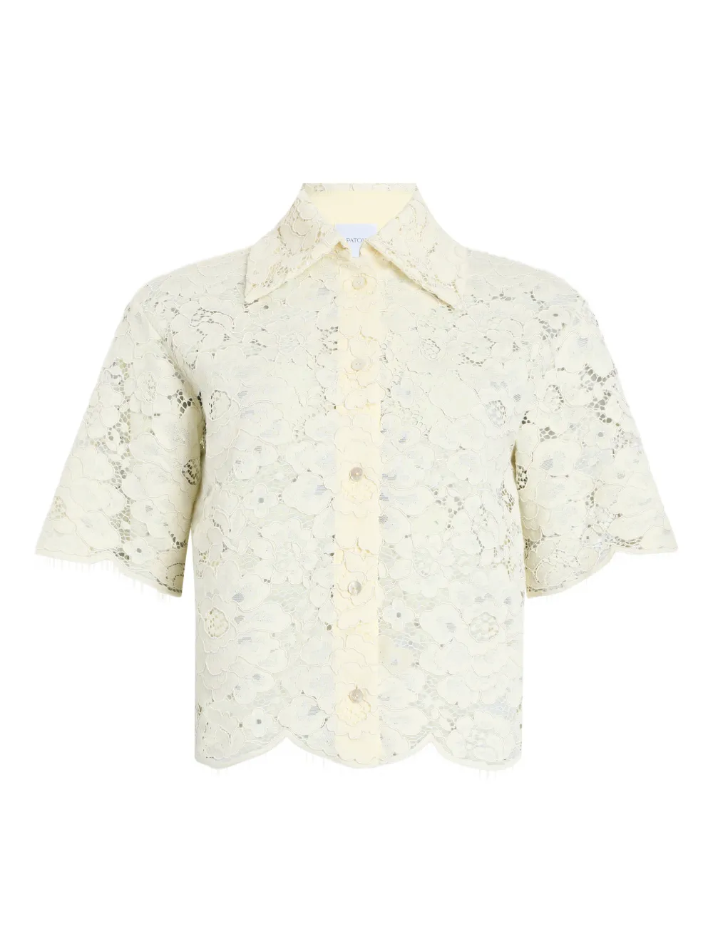 Patou Camicia a maniche corte - Giallo