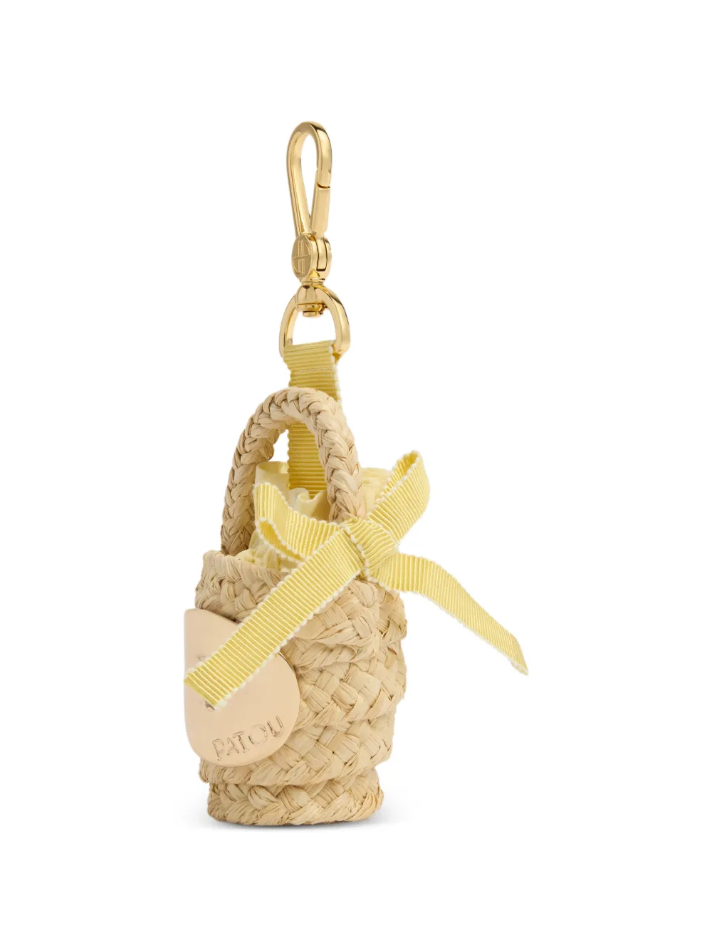  Patou Bucket-bag-charm Keyring - Neutrals 